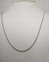 Collana oro bianco 18k maglia Torchon 50 cm 2,4 gr | Gioiellitosti.it